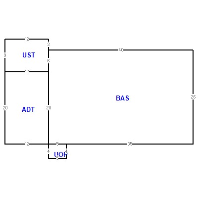 Building layout (traversing data) of this property