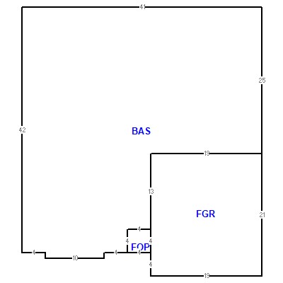 Building layout (traversing data) of this property