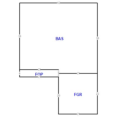 Building layout (traversing data) of this property