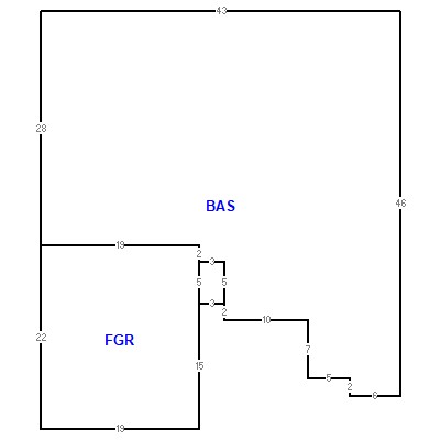 Building layout (traversing data) of this property