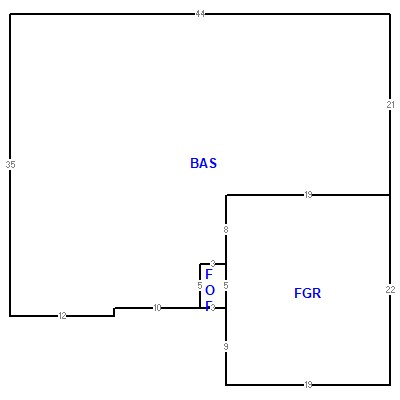 Building layout (traversing data) of this property