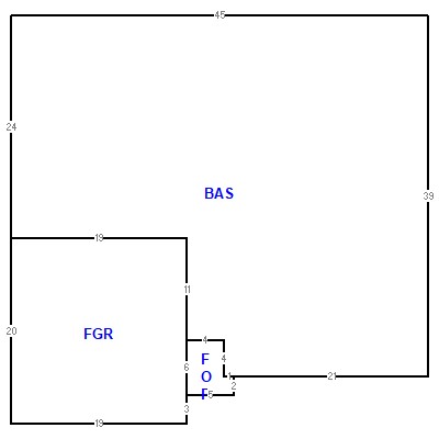 Building layout (traversing data) of this property