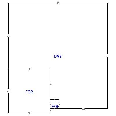 Building layout (traversing data) of this property
