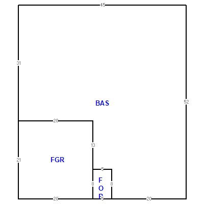 Building layout (traversing data) of this property