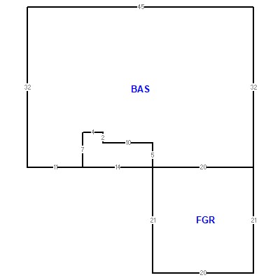 Building layout (traversing data) of this property