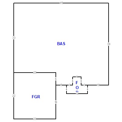 Building layout (traversing data) of this property
