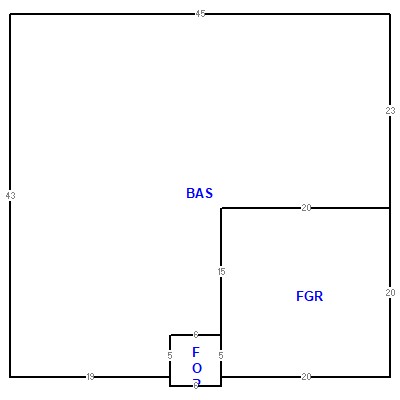 Building layout (traversing data) of this property