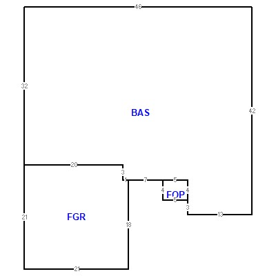 Building layout (traversing data) of this property