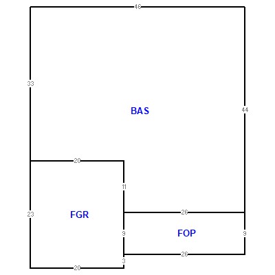 Building layout (traversing data) of this property