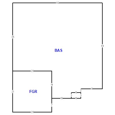 Building layout (traversing data) of this property