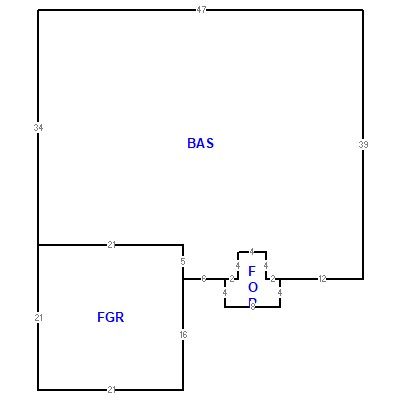 Building layout (traversing data) of this property
