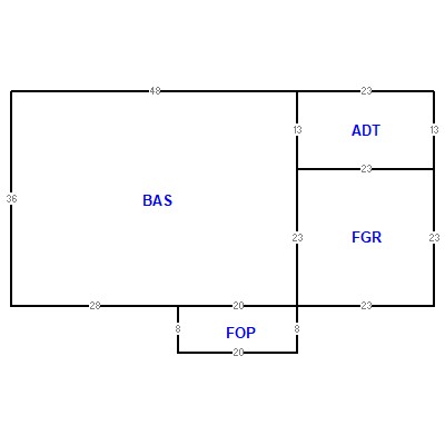 Building layout (traversing data) of this property