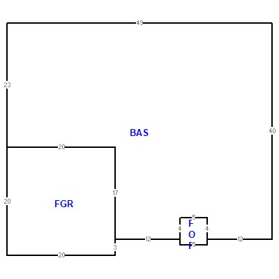 Building layout (traversing data) of this property