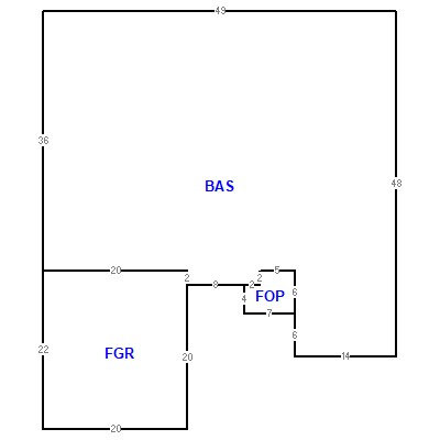 Building layout (traversing data) of this property