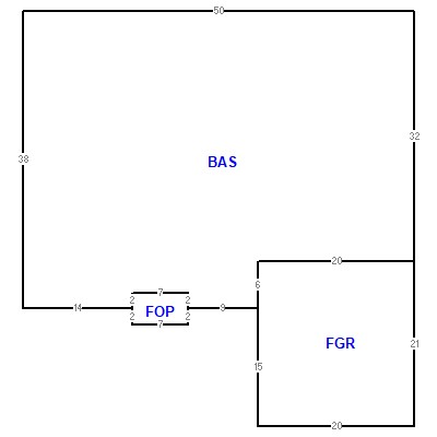 Building layout (traversing data) of this property