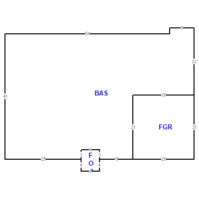 Building layout (traversing data) of this property