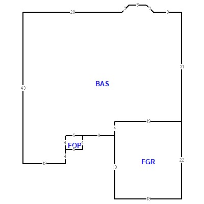 Building layout (traversing data) of this property