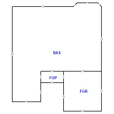 Building layout (traversing data) of this property