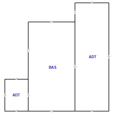 Building layout (traversing data) of this property