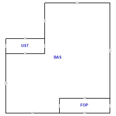 Building layout (traversing data) of this property