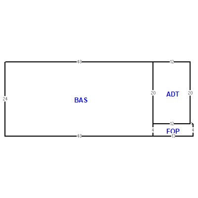 Building layout (traversing data) of this property