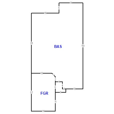 Building layout (traversing data) of this property