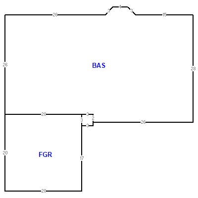 Building layout (traversing data) of this property