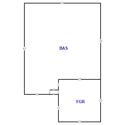 Building layout (traversing data) of this property