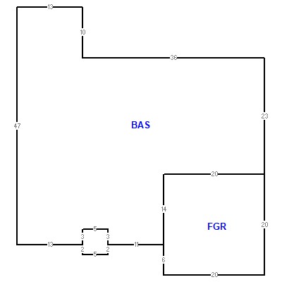 Building layout (traversing data) of this property