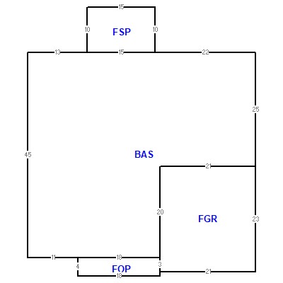 Building layout (traversing data) of this property