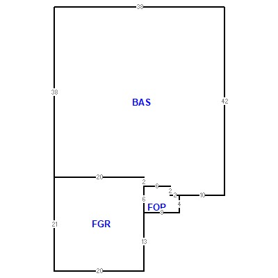 Building layout (traversing data) of this property