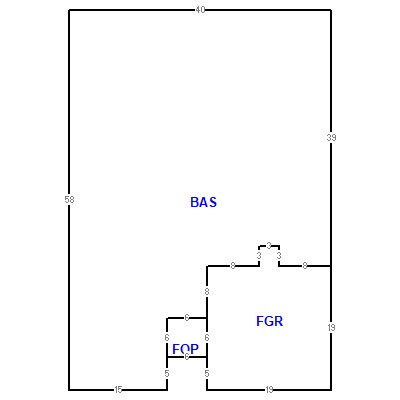Building layout (traversing data) of this property