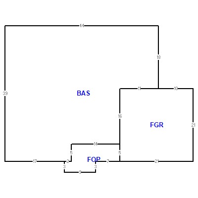 Building layout (traversing data) of this property
