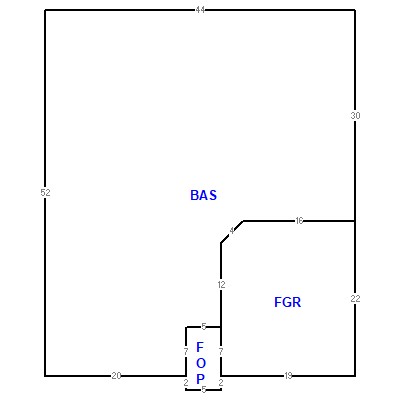 Building layout (traversing data) of this property