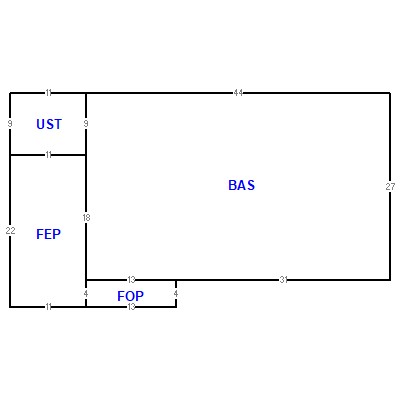 Building layout (traversing data) of this property