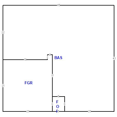 Building layout (traversing data) of this property