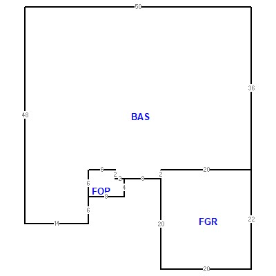 Building layout (traversing data) of this property