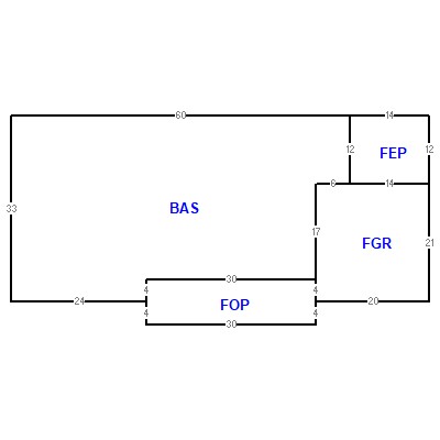 Building layout (traversing data) of this property