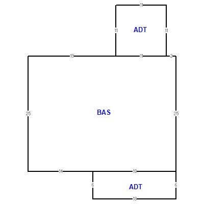 Building layout (traversing data) of this property