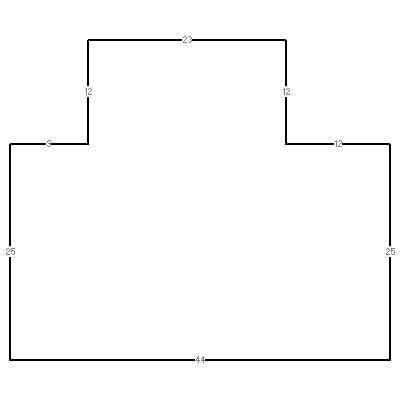 Building layout (traversing data) of this property