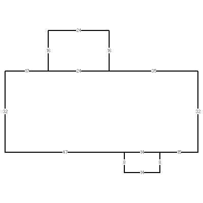 Building layout (traversing data) of this property