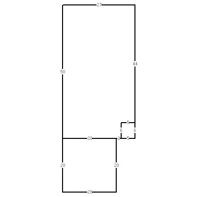 Building layout (traversing data) of this property