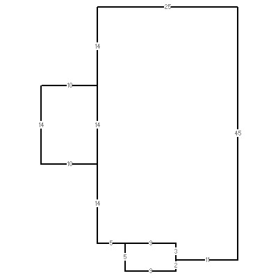 Building layout (traversing data) of this property