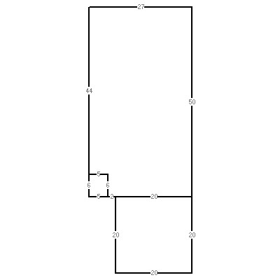 Building layout (traversing data) of this property