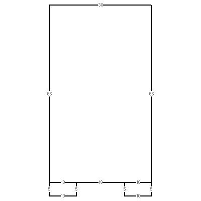Building layout (traversing data) of this property