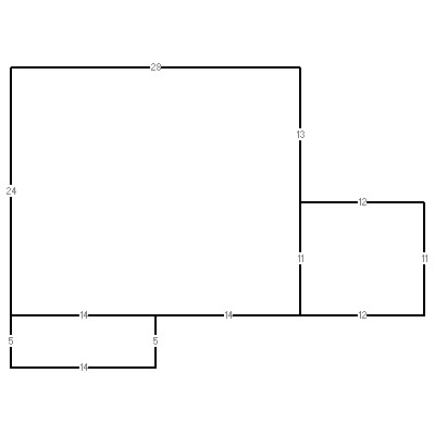 Building layout (traversing data) of this property