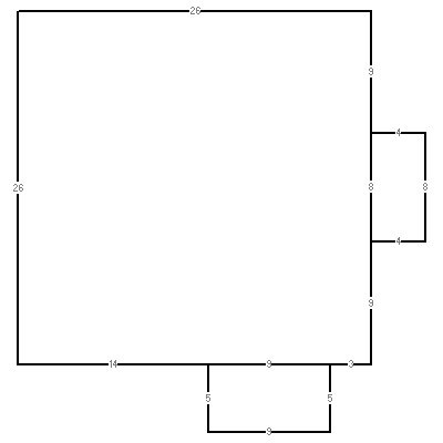 Building layout (traversing data) of this property