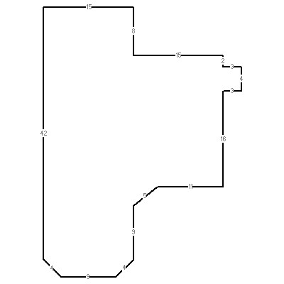 Building layout (traversing data) of this property