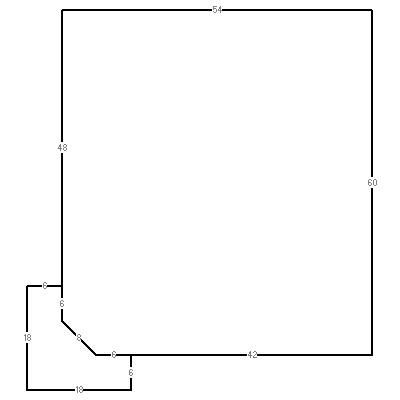Building layout (traversing data) of this property