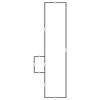 Building layout (traversing data) of this property